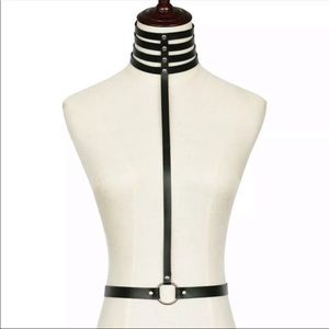 Body Harness with Choker
